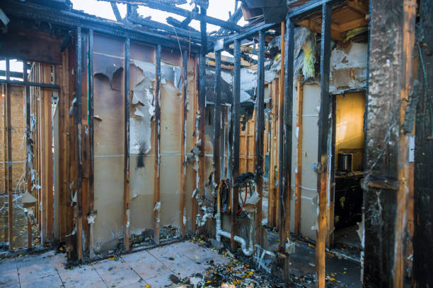 Professional Fire Damage Repair technician working in Clarendon, TX